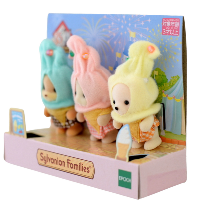 35e anniversaire Soft Serve Crème glacée Trio Crème Calico Critters