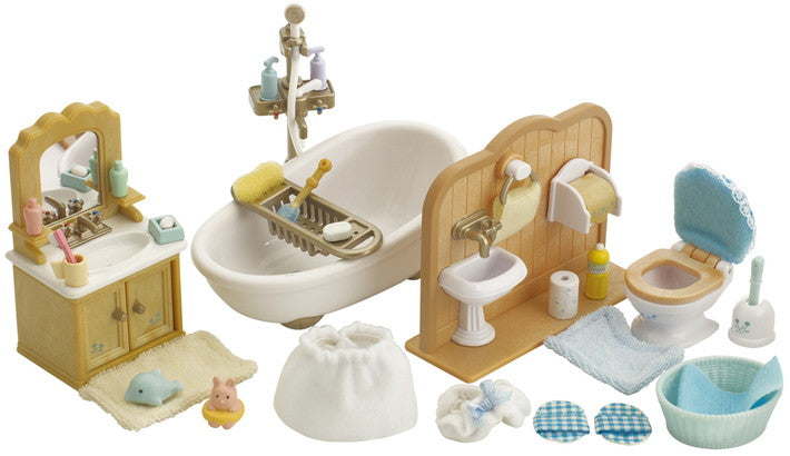 COUNTRY BATHROOM SET 5034 Epoch Sylvanian Families