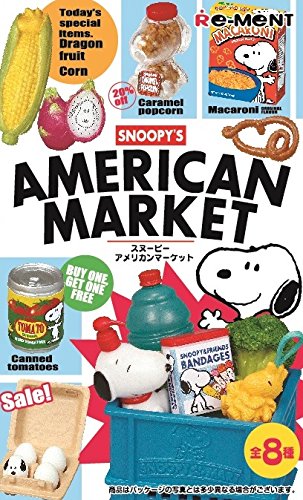 Re-ment SNOOPY AMERICAN MARKET Complete Set for dollhouse  Re-ment