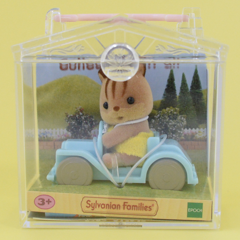 BABY CARRY CASE BABY CAR SQUIRREL B-33 Japan Sylvanian Families