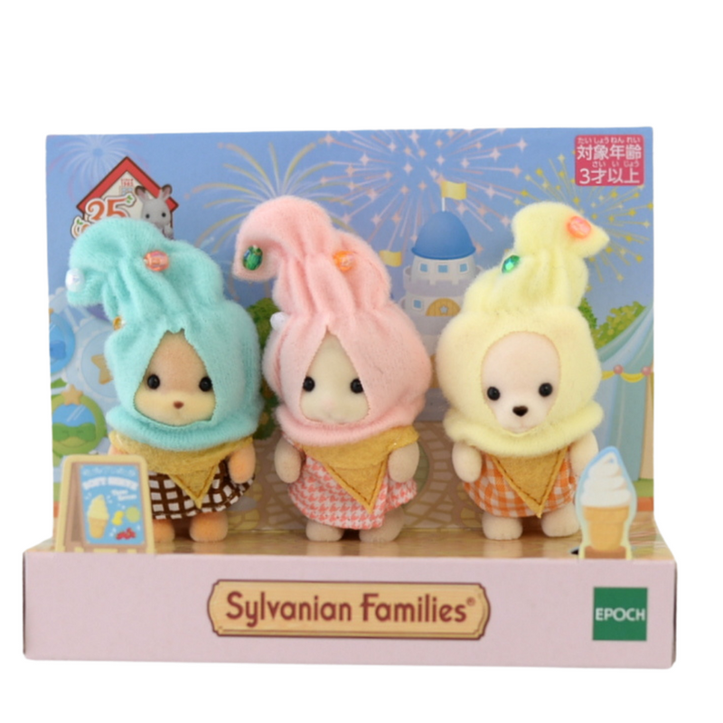 35th Anniversary SOFT SERVE ICE CREAM TRIO Sylvanian Families