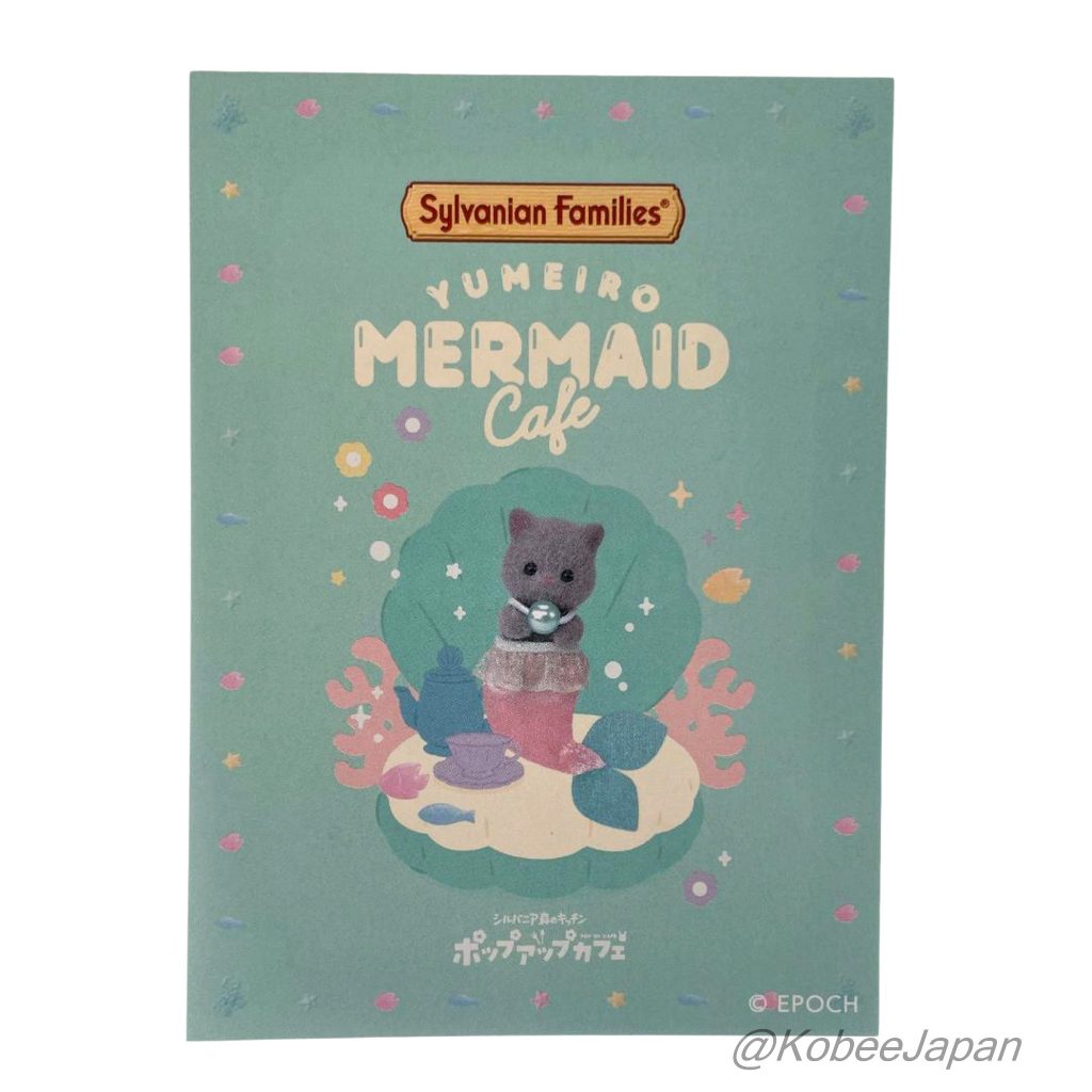 Yumeiro Mermaid Cafe Memo Pad Persian Cat Baby Gray Sylvanian Families Calico Critters