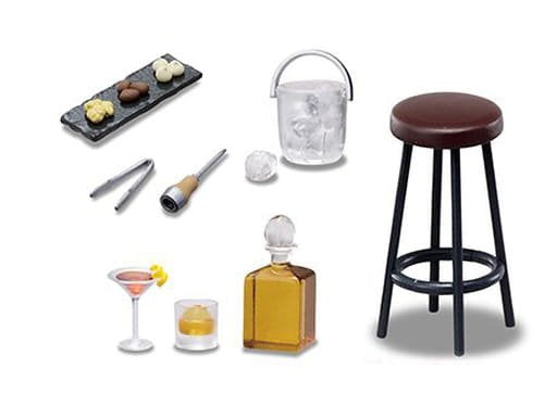 Bar à re-Miniy 4. Cocktail de whisky pour Dollhouse Japon Miniature