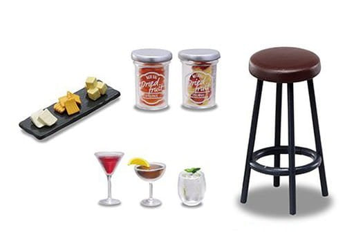 Barre de re-Minusse 5. Cocktail à vin pour Dollhouse Japon Miniature