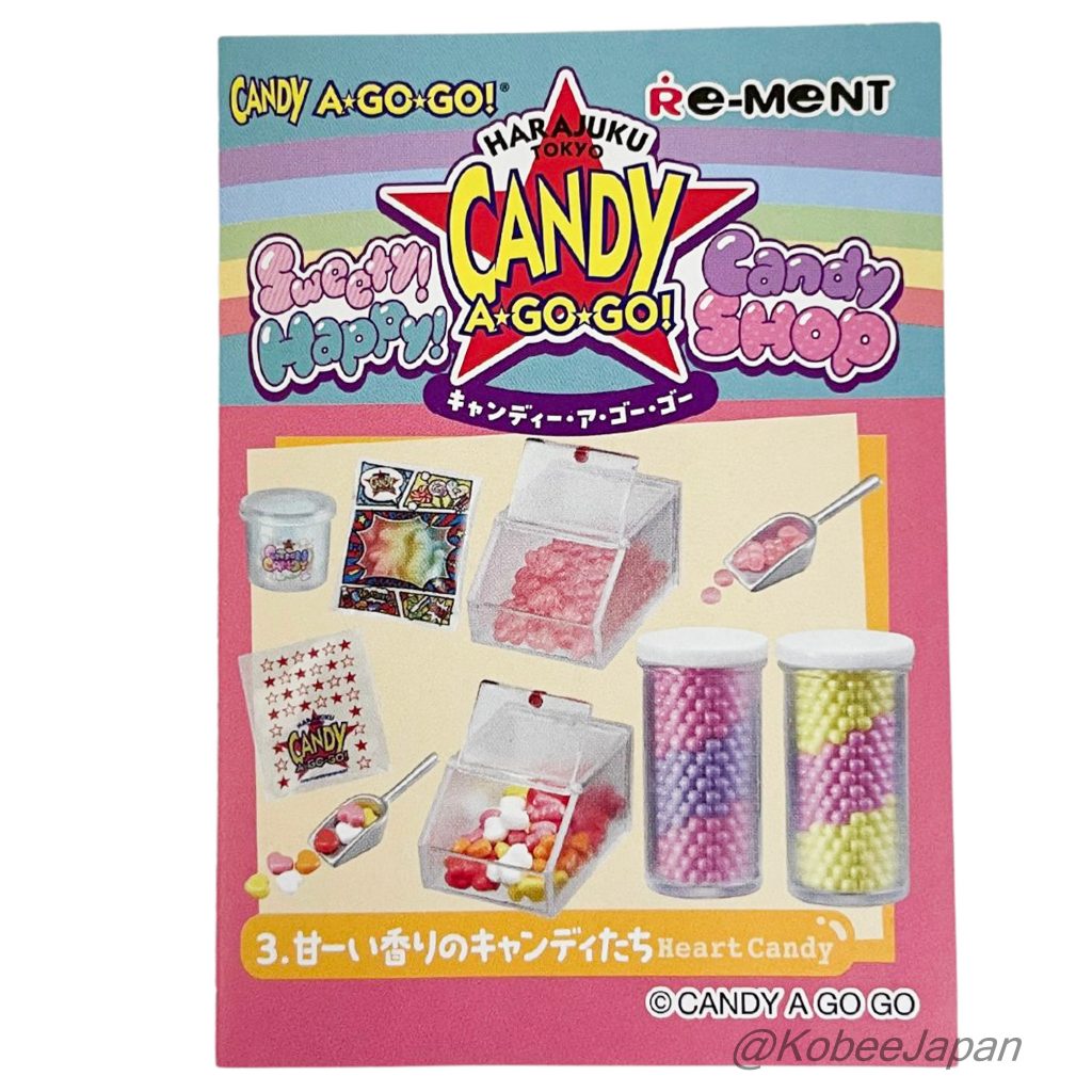 Harajuku Tokyo Candy A Go Go! 3. Heart Candy 2024 Re-ment