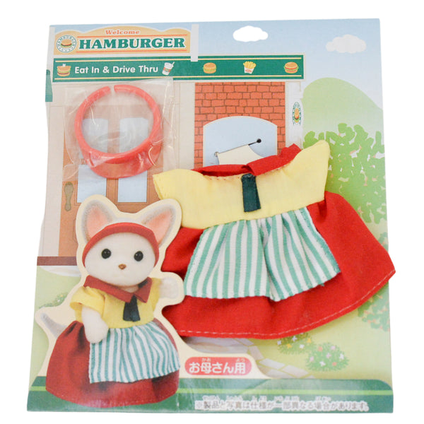 Hamburguesa Tienda Uniforme Epoch Calico Critters