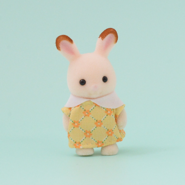 Sylvanian Park ibaraido bébé lapin de chocolat jaune Calico jaune