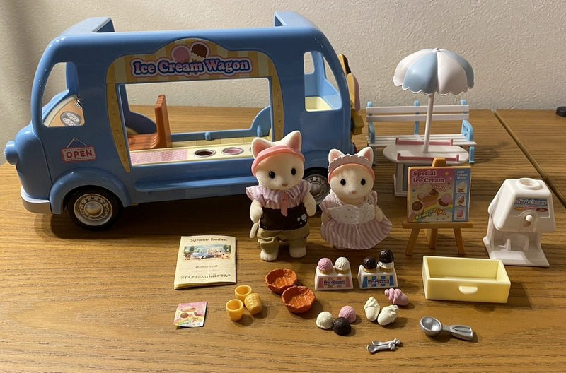 [Used] ICE CREAM WAGON GIFT SET 11-A-T New-release Sylvanian Families