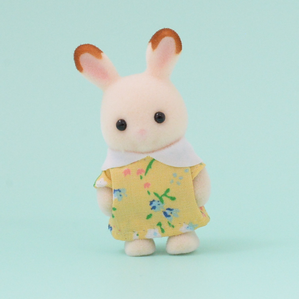 Sylvanian Park Ibaraido BABY CHOCOLATE RABBIT 6 YELLOW Calico Sylvanian Families