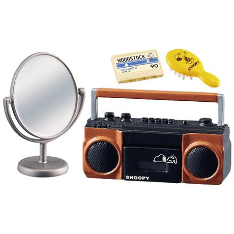 Snoopy Retro Brooklyn Style Complete Set For Miniature Dollhouse Re-ment