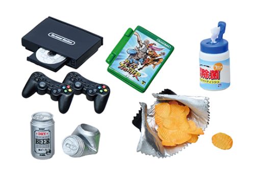 Petit Sample Series Men's Room 6 Game Machine Re-ment