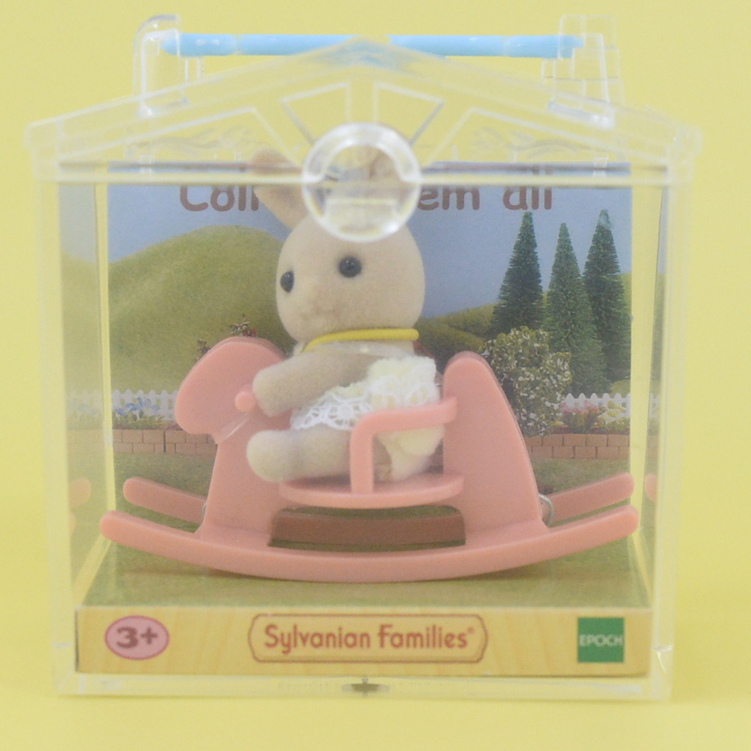 Baby Carry Case Rockinghorse Ivory Rabbit Sylvanian Families Calico Critters