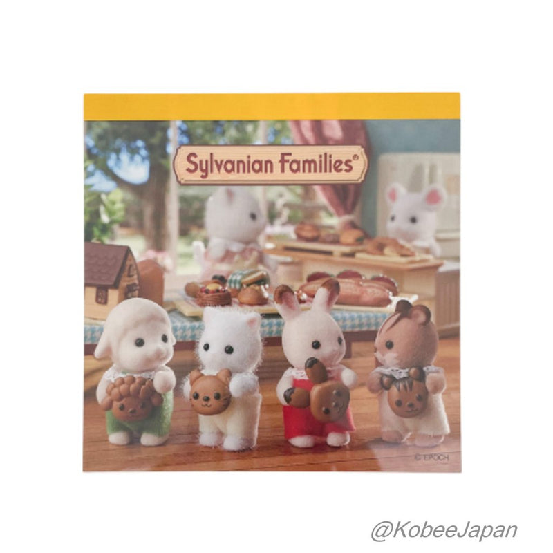 Stationary SQUARE NOTEPAD BREAD Epoch Sylvanian Families