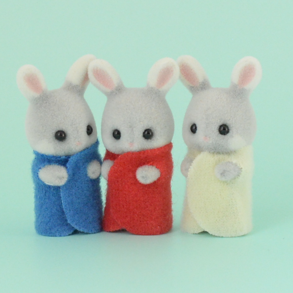 Sea Breeze Rabbit Baby Triplets Yokohama Sylvanian Families Calico ...