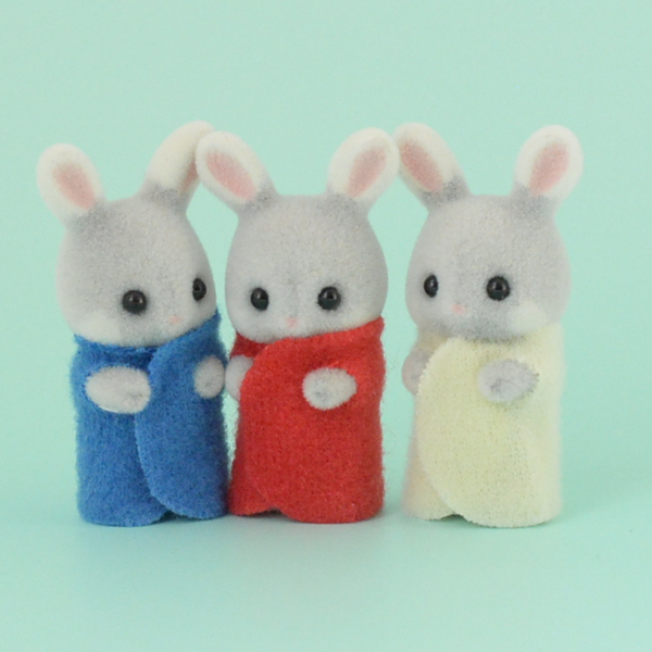 SEA BREEZE RABBIT TRIPLETS Yokohama Japan Sylvanian Families