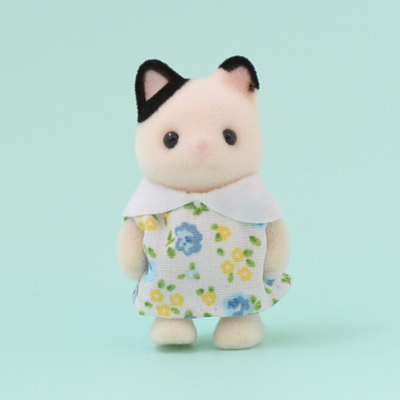 Park Ibaraido BABY CHARCOAL CAT Sylvanian Families