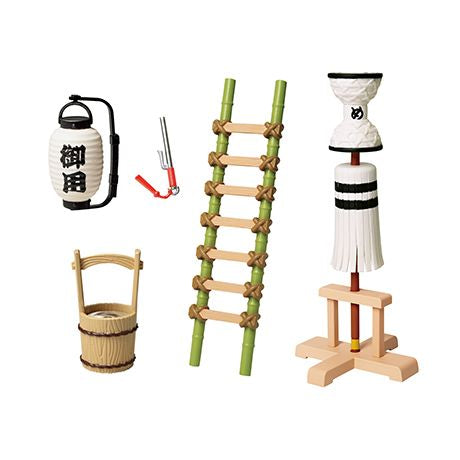 Oedo Japanism Ensemble Complet Pour Maison de Poupée Re-ment