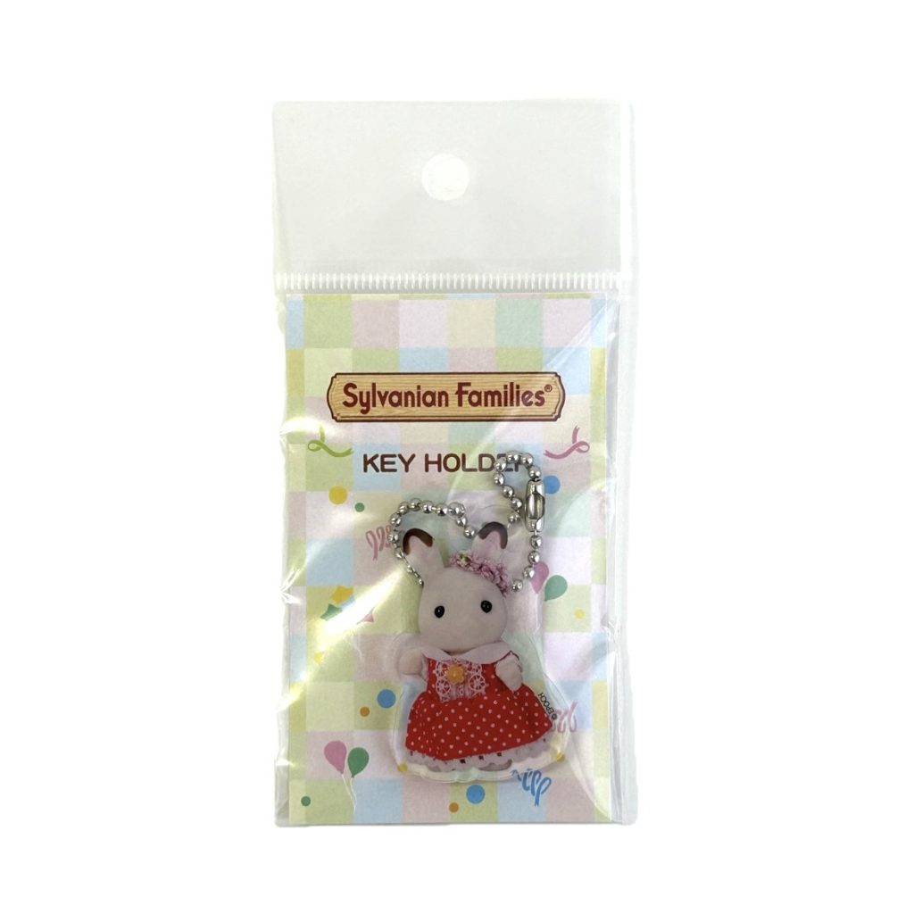 Keychain Porte-clés en acrylique découpé Chocolat Lapin Fille 40e Anniversaire 2025 Familles Sylvanian Calico Critters