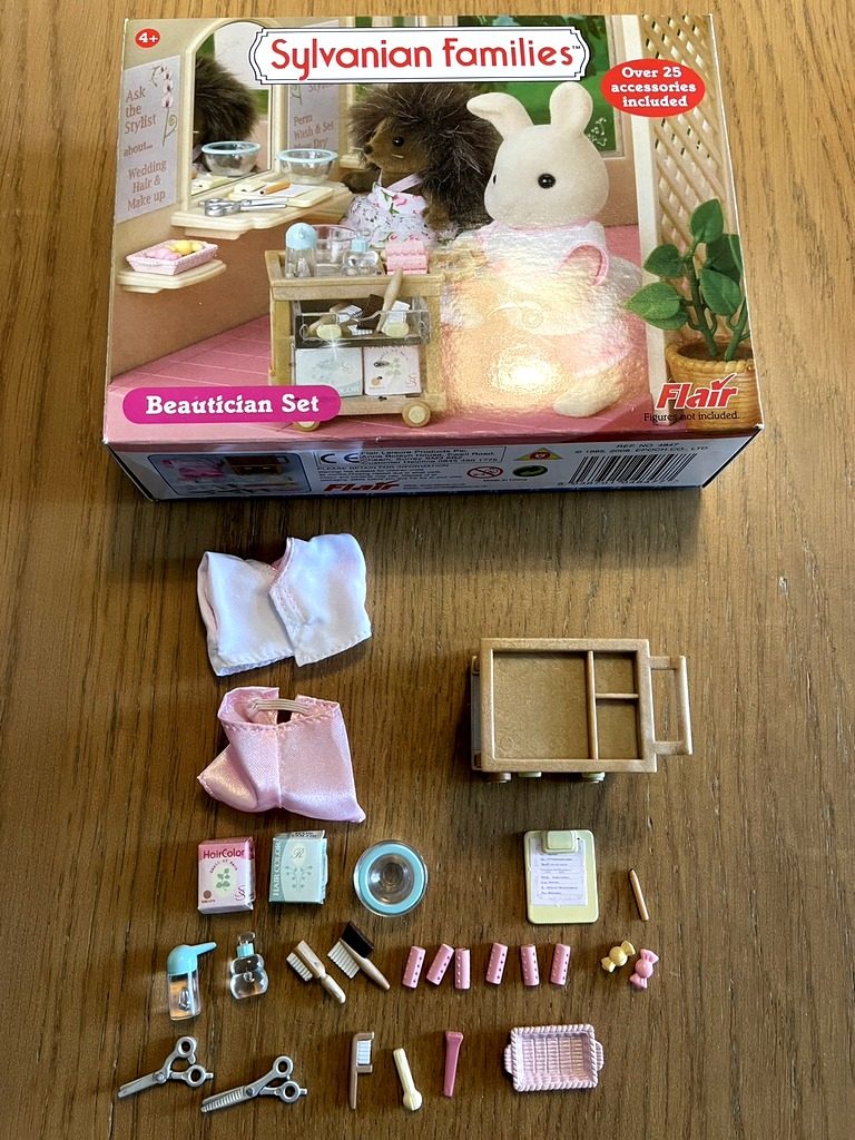 [Used] BEAUTICIAN SET 4847 Flair Sylvanian Families