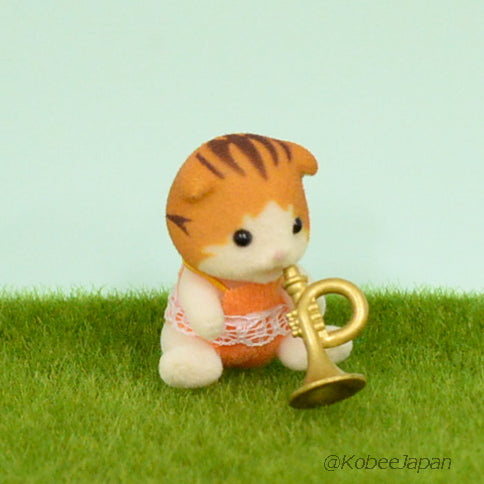 Serie de recital para bebés 7 Trompeta de arce para gato Familias Sylvanian Calico Critters