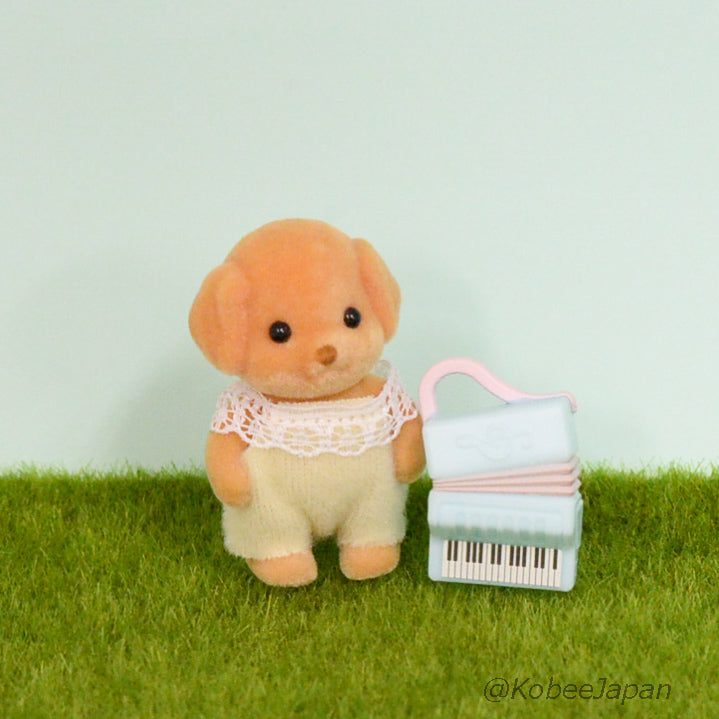 BABY RECITAL SERIES 6 TOY POODLE ACCORDION Eopch Japan Sylvanian Families
