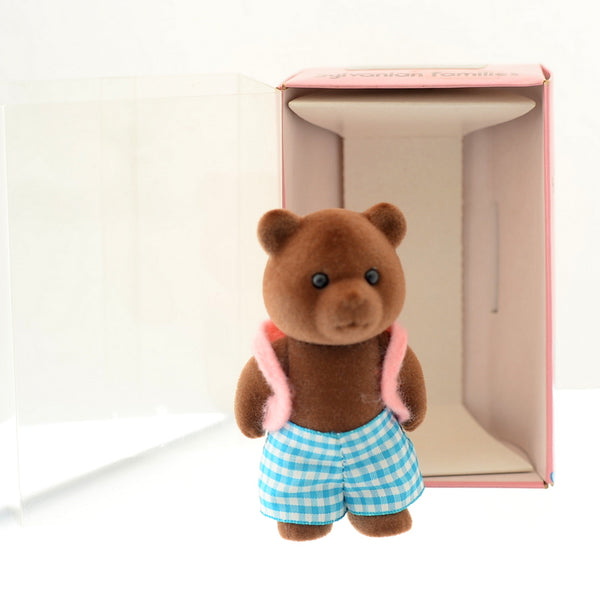 [Used] BROWN BROTHER BEAR KU-03-680 Japan Epoch Sylvanian Families