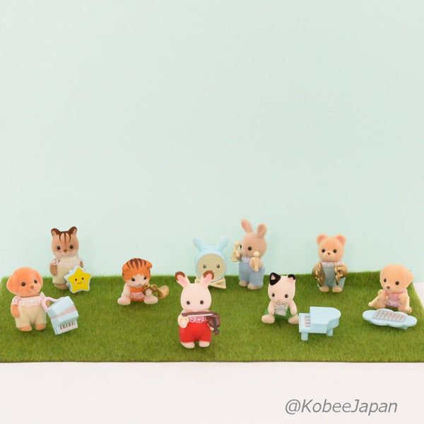 婴儿演奏会系列全套 8 件玩具套装 Epoh 日本 Sylvanian Families