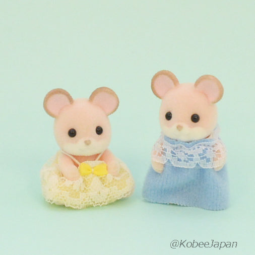 PINK MOUSE BABY TWINS 日本粉丝俱乐部 Sylvanian Families