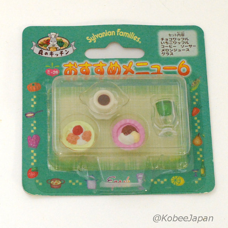 FOREST KITCHEN MENU No.6 Epoch Japan MI-26  Sylvanian Families