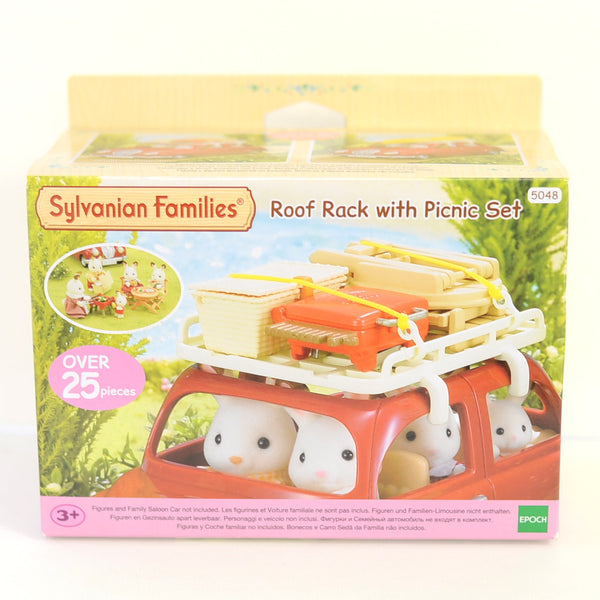 ROOF RACK WITH PICNIC SET Epoch UK 5048  Sylvanian Families