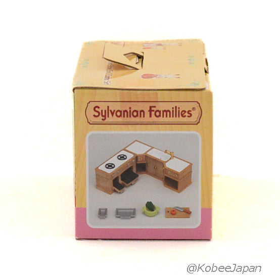 KITCHEN STOVE, SINK & COUNTER SET Epoch 5222 Sylvanian Families