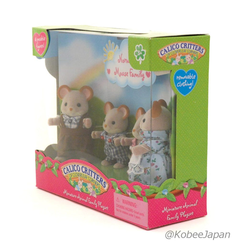 Calico Critters NORWOOD MOUSE FAMILY CC1635 Sylvanian Families Sylvanian Families