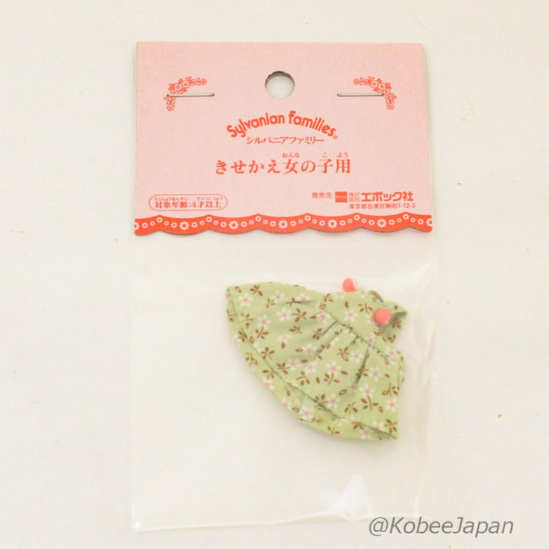 DRESS FOR GIRL LIGHT GREEN Epoch Japan Sylvanian Families