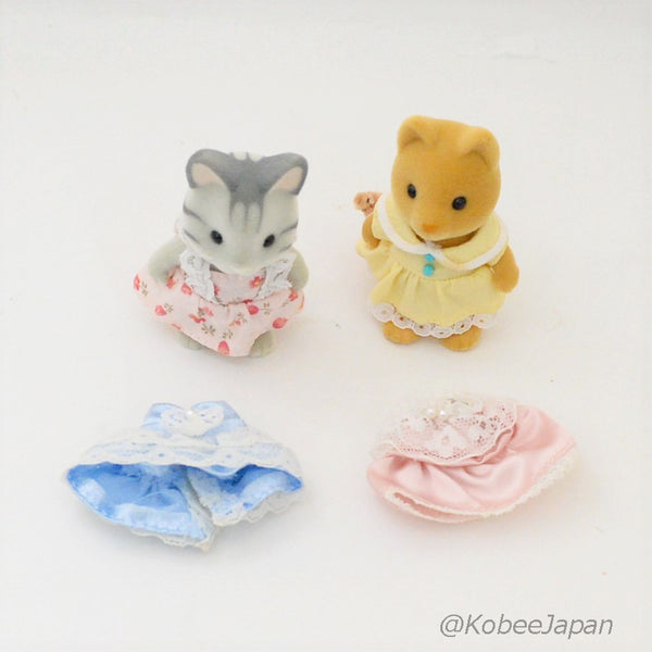 20th Anniversary SET CAT & DOG Rare Epoch Sylvanian Families