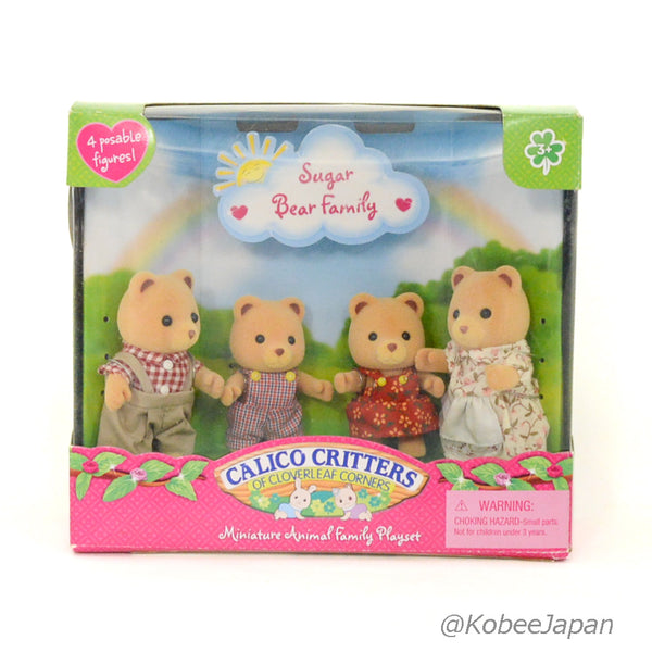 Calico Critters SUGAR BEAR FAMILY CC1851 OPEN HANDS Sylvanian Families Sylvanian Families