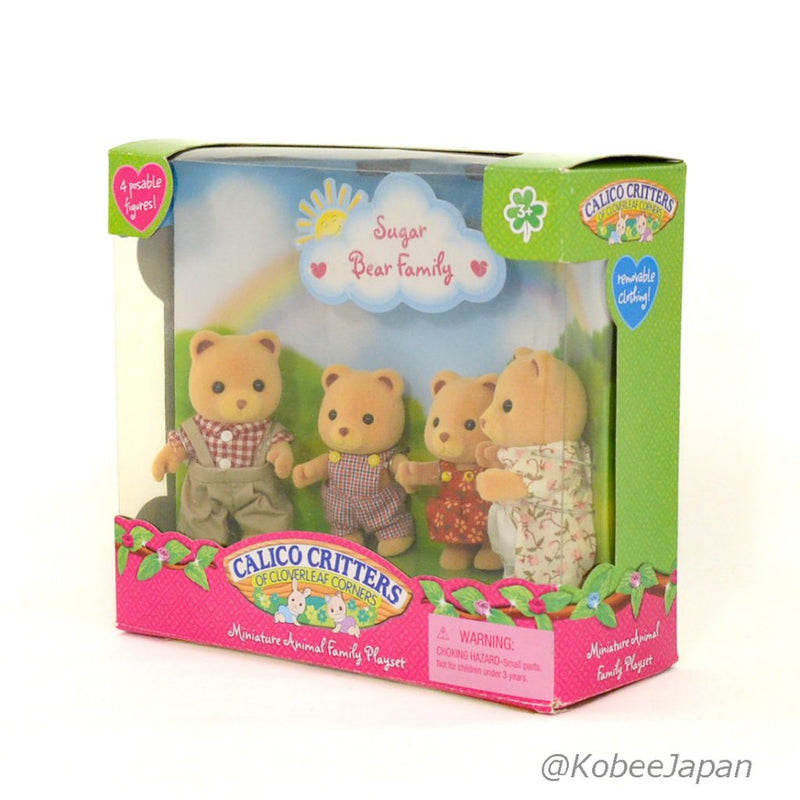 Calico Critters SUGAR BEAR FAMILY CC1851 OPEN HANDS Sylvanian Families Sylvanian Families