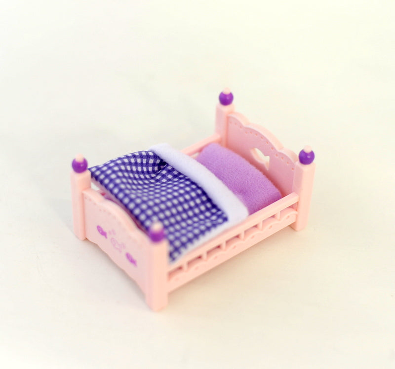 Fluffy Dream Collection Bed Set Purple Familymart 2021 Sylvanian Families Calico Critters