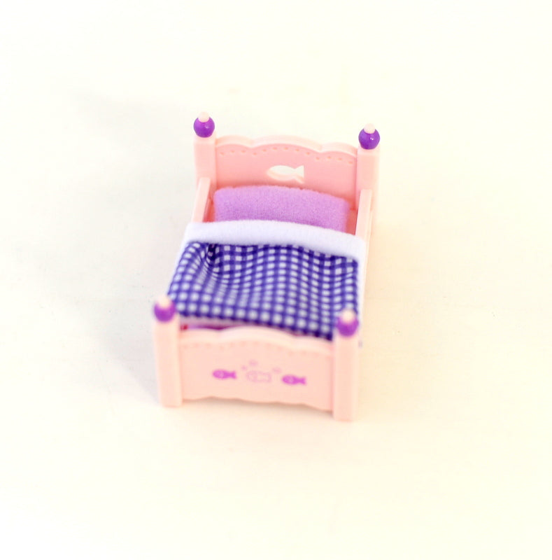 Fluffy Dream Collection Bed Set Purple Familymart 2021 Sylvanian Families Calico Critters