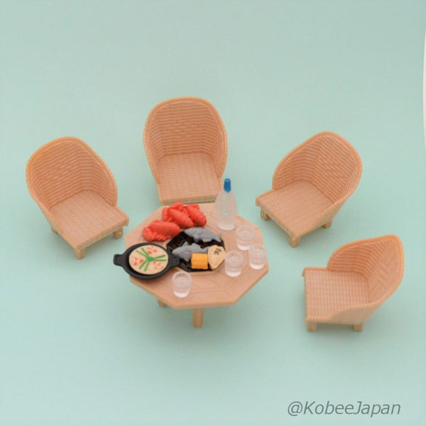 Ensemble de barbecue en bord de mer Set Fan Club Epoch Japon Calico Critters