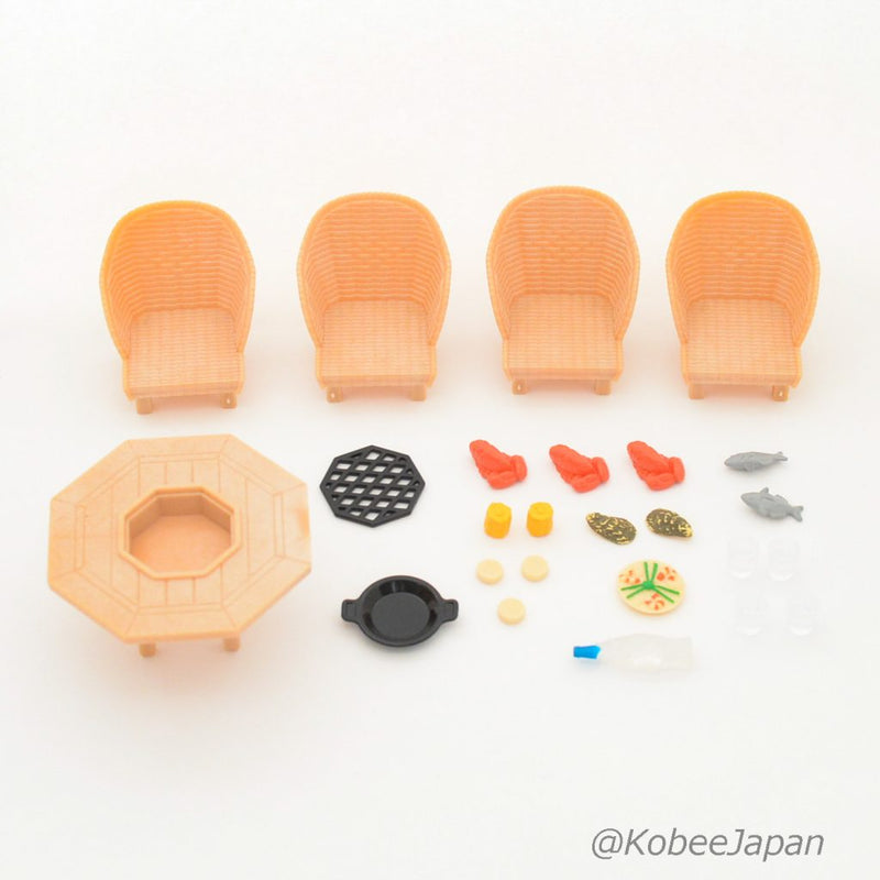 SEASIDE BARBECUE SET Fan Club Epoch Japan Sylvanian Families