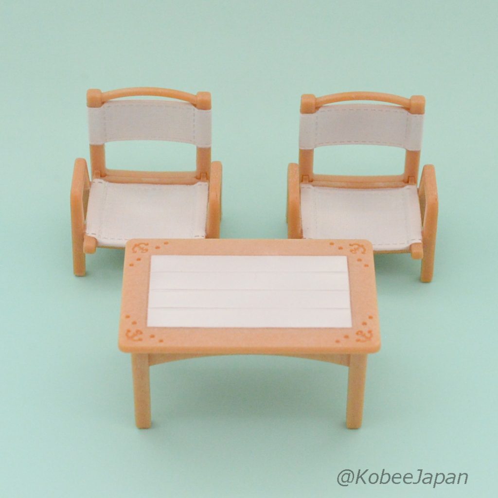 Seaside Table Set Fan Club 92412 Sylvanian Families Calico Critters