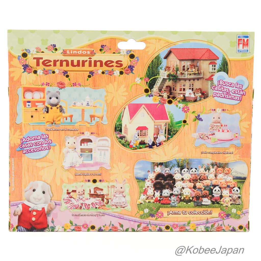 Sylvanian Famlieis Living Room Set Whiskers Spotted Cat Sylvanian Families Calico Critters