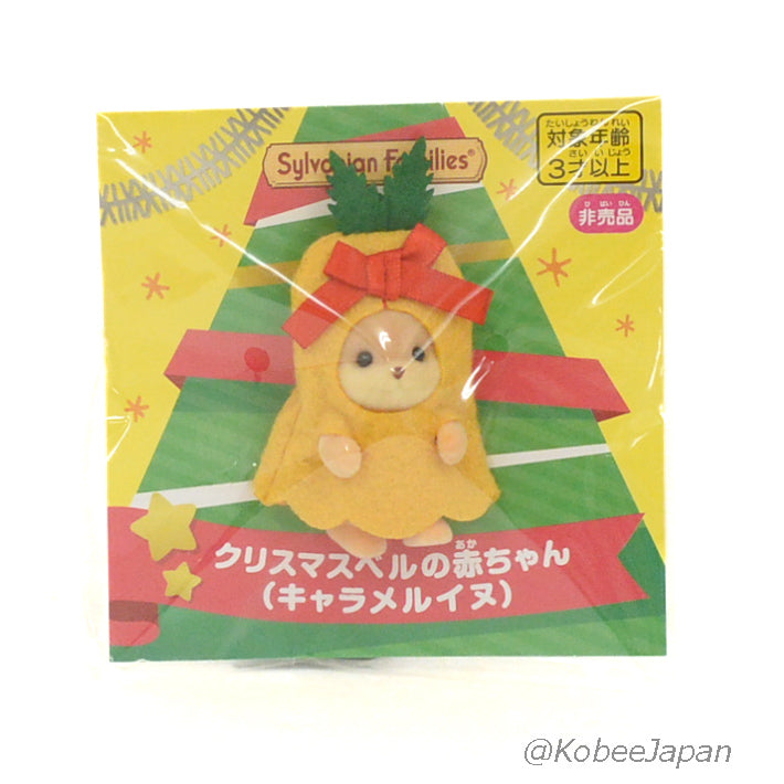 Limited Item CHRISTMAS BELL CARAMEL DOG BABY orange Calico Sylvanian Families