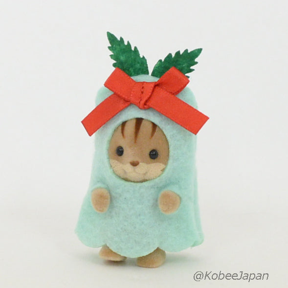 Limited Item CHRISTMAS BELL WALNUT SQUIRREL BABY blue Calico Sylvanian Families