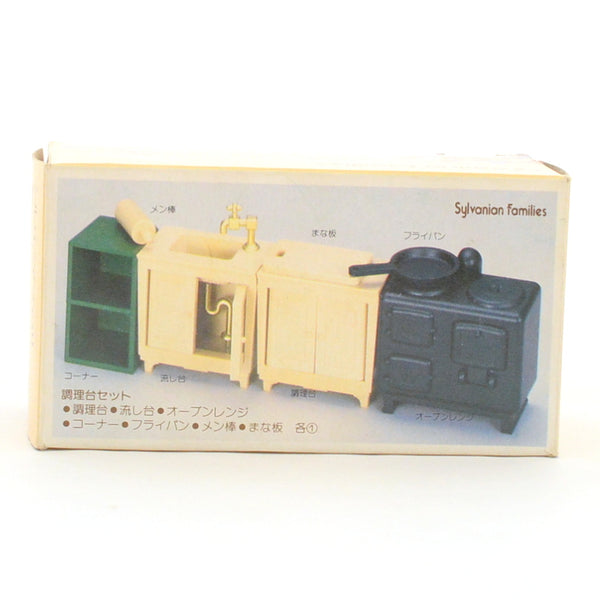 [Used] KITCHEN SET KA-10 Epoch Japan Sylvanian Families