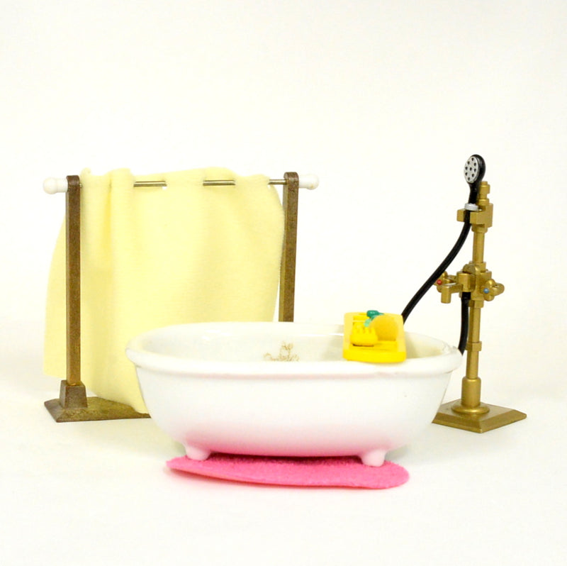 [Used] Vintage BATH and SHOWER SET KA-66 Japan Sylvanian Families