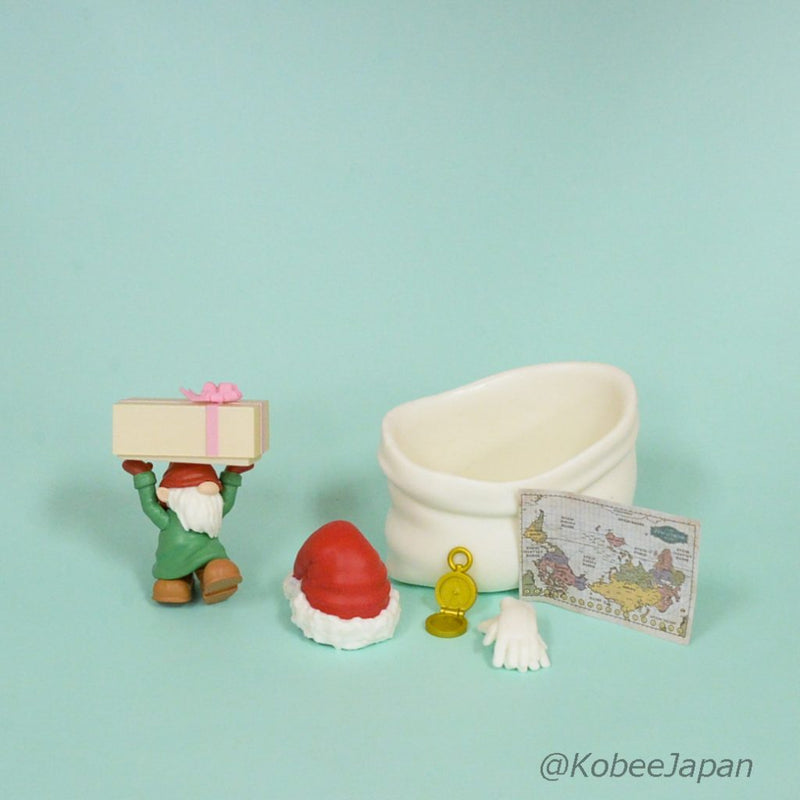 Re-ment CHRISTMAS SANTA�fS HOUSE 8 pcs Full Set for dollhouse JAPAN Miniature Re-ment