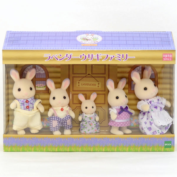 LAVENDER RABBIT FAMILY Hokkaido Japan Sylvanian Families