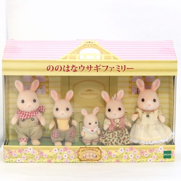 Familia de conejo de flores silvestre Nonohana Grinpa Calico Critters