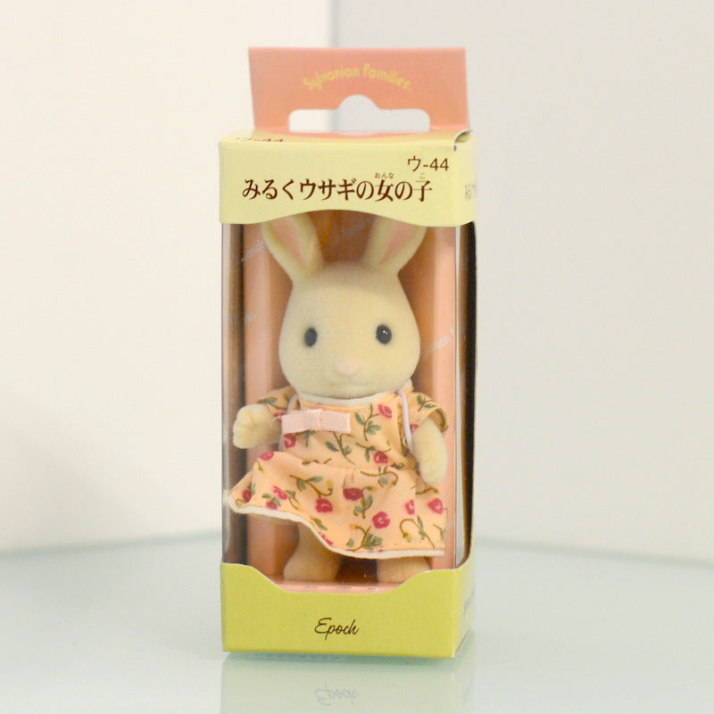 MILK RABBIT GIRL U-44 Japan Sylvanian Families